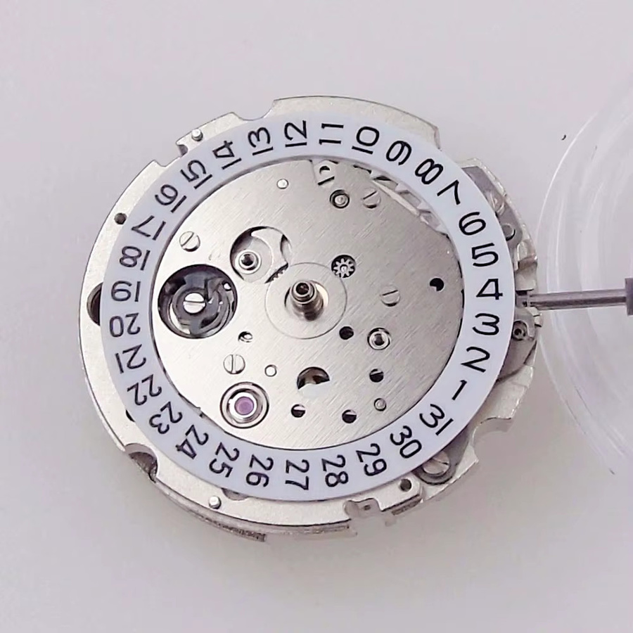Miyota Ersatz-Uhrenwerk, Automatik, Weiß, Rubin - Bild 2