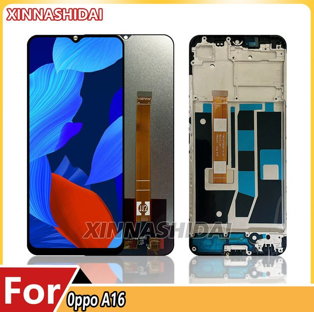 OPPO A16 A16k LCD-Display mit Touchscreen in Schwarz, 6,52 Zoll TFT-Qualität Digitizer Ersatzteil - Bild 1