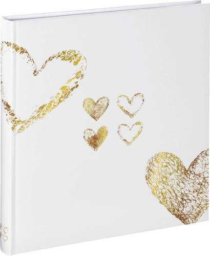 Hama Buch-Album Lazise in Gold mit 50 weißen Seiten, B: 29 cm, H: 32 cm - Bild 1