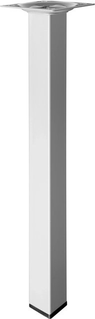 Hettich Tischbein Aluminium-Optik matt B: 25 mm, T: 25 mm, H: 300 mm - Bild 1