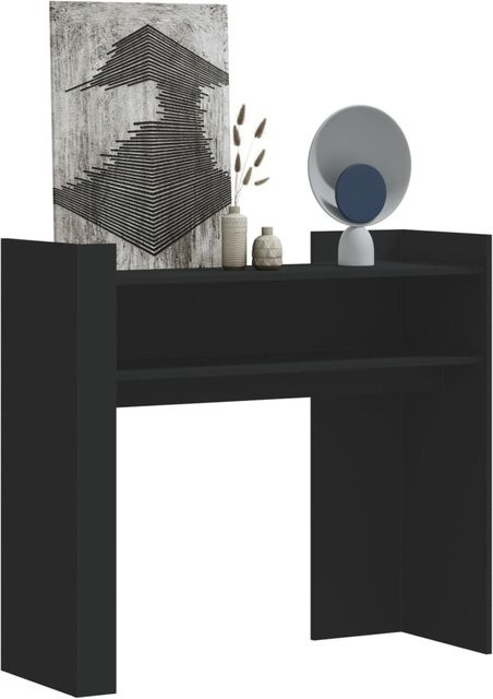 vidaXL Konsolentisch in Schwarz, klassisch, Holzwerkstoff, B/T/H: 100 x 35 x 90 cm - Bild 2