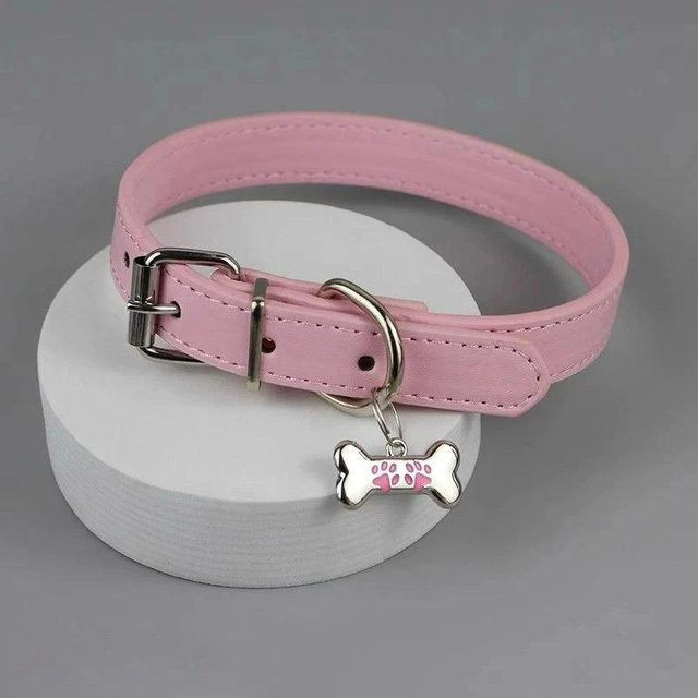 YULIN Choker Halsband, Bunt, Leder, Messing, Damen - Bild 1