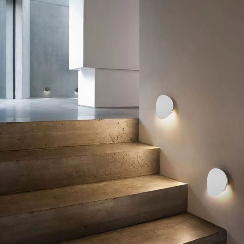 SUNMEIYI Moderne LED Außenwandleuchte aus Aluminium in Weiß, IP66 Wasserdicht, 7W für Garten, Balkon und Innenhof - Bild 4
