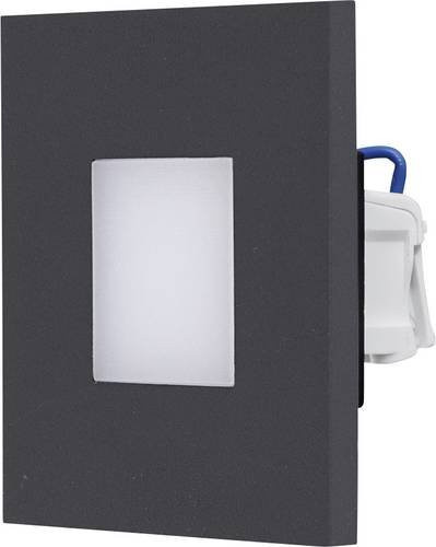 EVN LQ41840A LED-Wandeinbauleuchte in Anthrazit mit 1,8 W Leistung und IP44 Schutzart - Bild 1