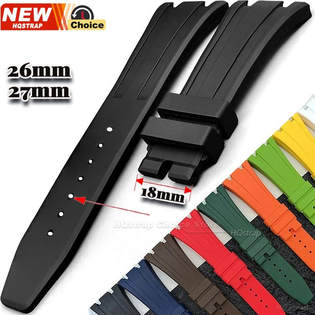 HQstrap Uhrenarmband Silikon, 26mm 27mm, Unisex - Bild 1
