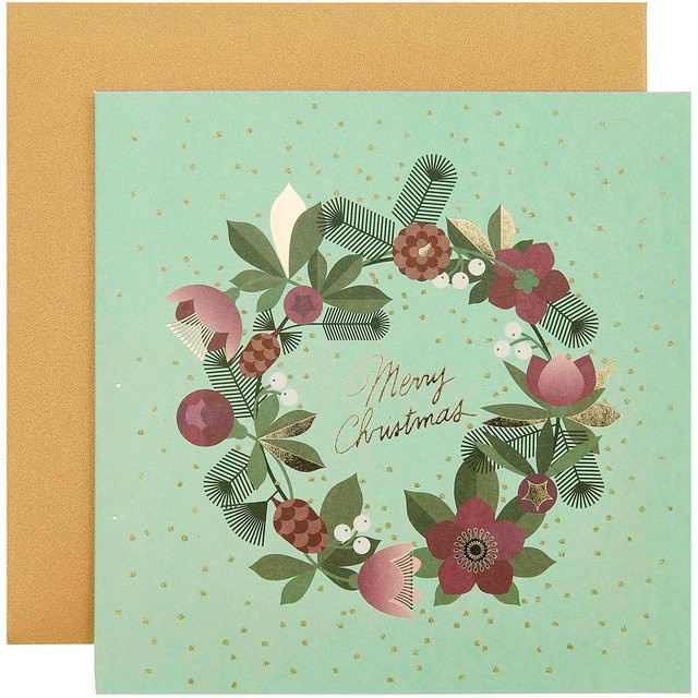 Rico Design Paper Poetry Grußkarte Helleborus in Türkis 14 x 14 cm - Bild 1