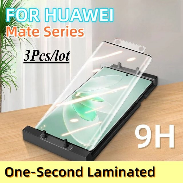 3er-Pack Hydrogel-Displayschutzfolie für Huawei Mate 70 60 50 40 30 20 Pro RS in Transparent - Bild 1