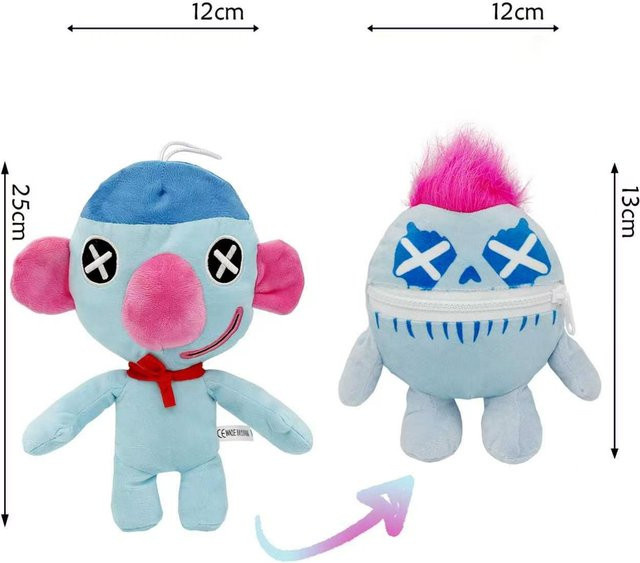 Yiran toy Wrongside Outimals Giblet Chum Chompkins Plüschpuppe, ab 14 Jahre - Bild 1