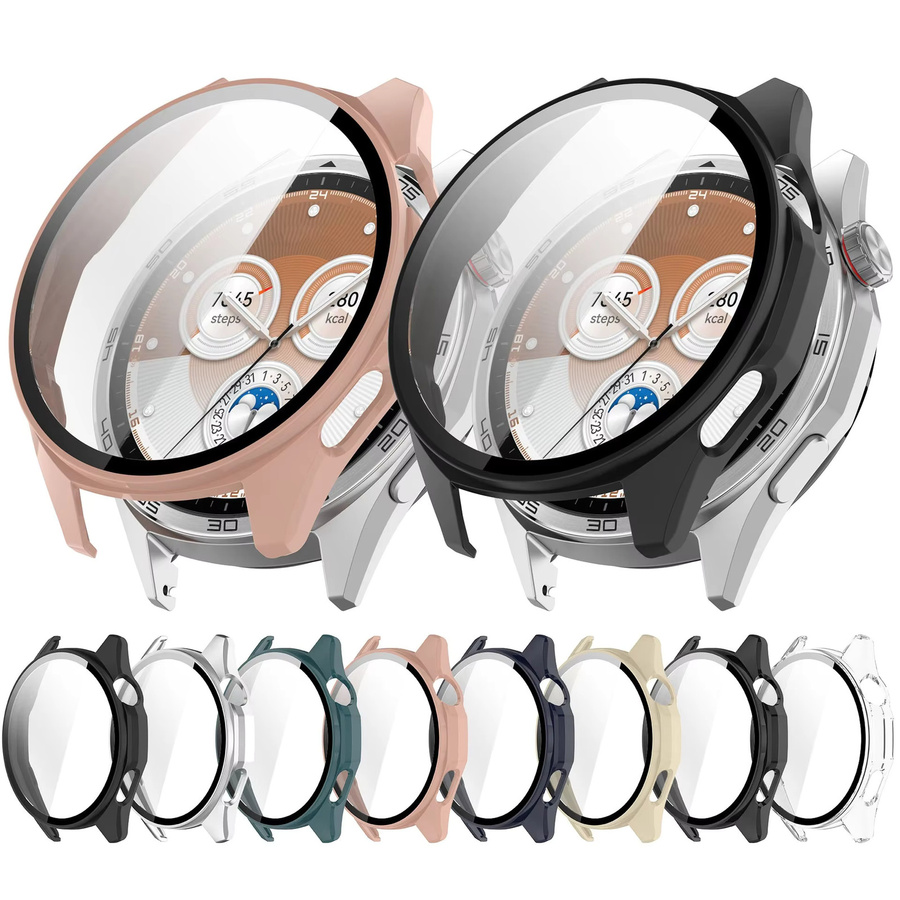 PC-Displayschutzfolie aus gehärtetem Glas für Huawei Watch GT6 46 mm in Schwarz - Bild 3