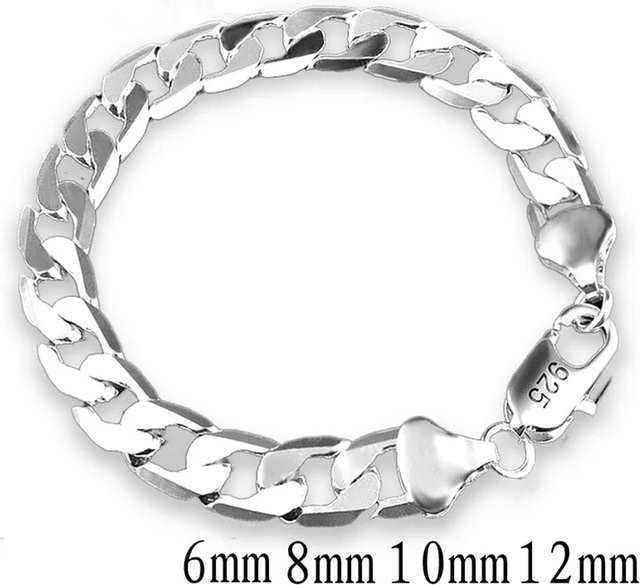 Armband 925 Sterling Silber, Unisex - Bild 1