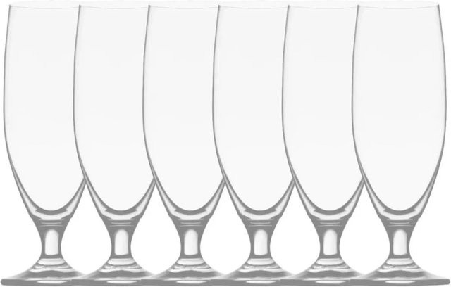 Ich-Zapfe Biergläser Imperial Tulpenform, 6er Set, 0,3 Liter, transparent - Bild 1