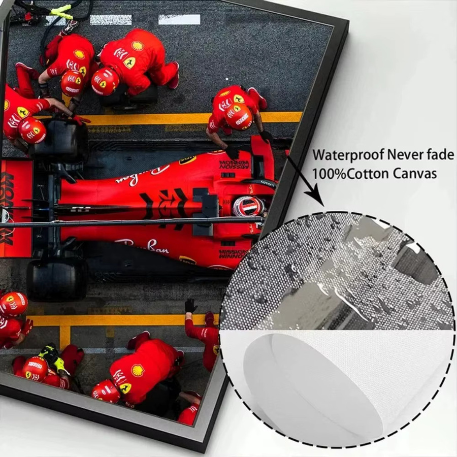 CIFBUY Michael Schumacher F1 Racing Metall-Wandkunst HD-Aluminium-Poster für deine Heimdekoration, Rechteckig, Breite: 30,0 cm, Höhe: 20,0 cm - Bild 3