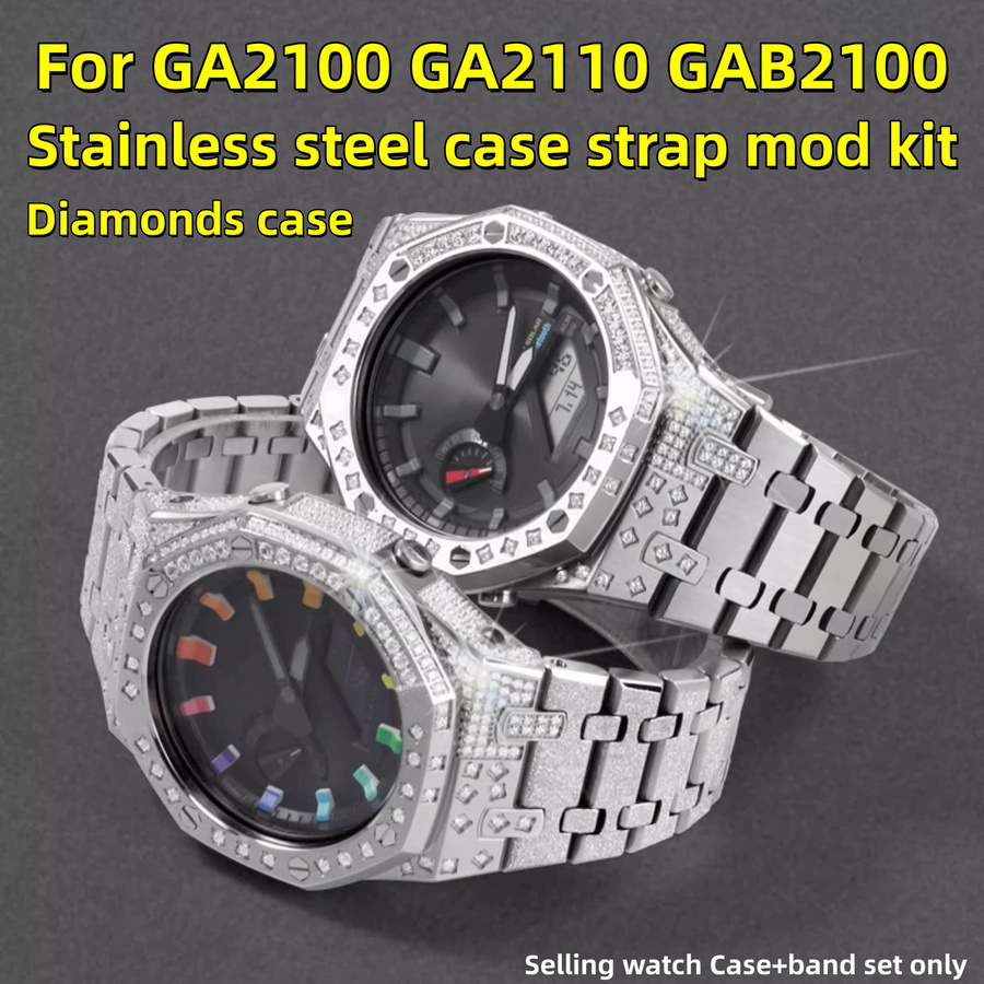 Casio G-SHOCK Uhrenarmband-Set, Edelstahl, Silber, Unisex - Bild 2