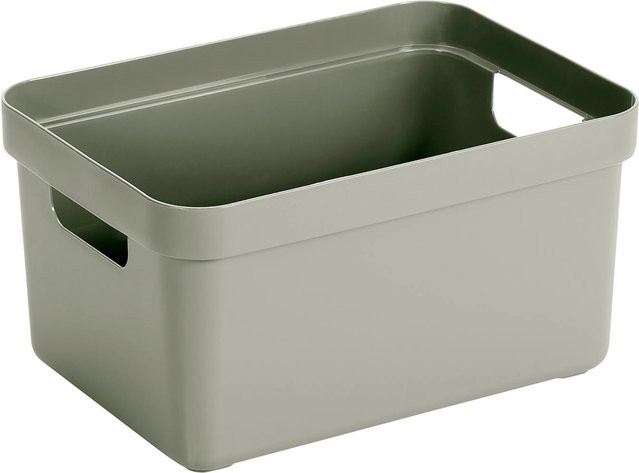 Sunware Aufbewahrungsbox Sigma Home 5, Grün, stapelbar mit Griffen - Bild 1