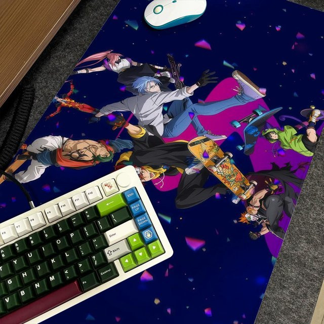 S-Sk8 The Infinity Mauspad XXL Gamer-Schreibtischunterlage in Schwarz, B/T: 90 x 40 cm - Bild 1