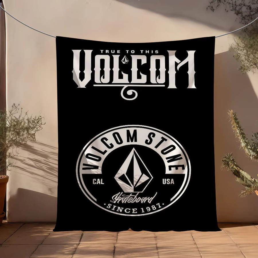 Volcom Banner Flagge Schwarz Textil B: 60,0 cm, H: 40,0 cm - Bild 5