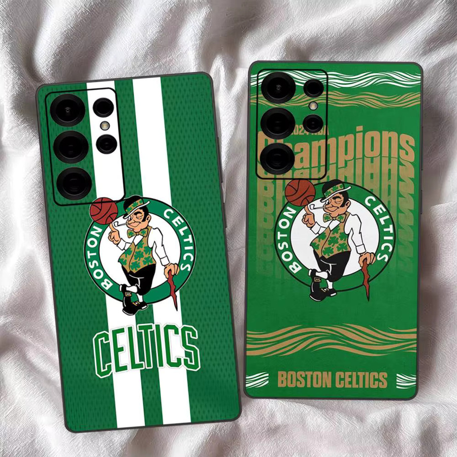 Boston Celtics Logo Handyhülle für Samsung Galaxy S24 Ultra S23 S22 S21 S20 FE 5G in Grün - Bild 2