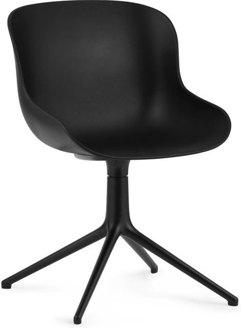 Normann Copenhagen Hyg Drehstuhl in Schwarz mit mattem Finish im skandinavischen Stil - Bild 1