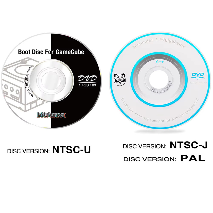 BitFunx SD2SP2 Adapter Set für Nintendo Gamecube mit Micro SD Kartenleser, Swiss Boot Disc Mini DVD und Xeno GC Chip in Schwarz - Bild 2