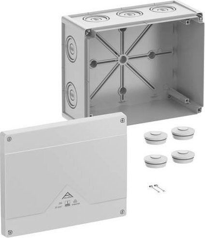 Spelsberg Abzweigkasten Grau IP66 IP67 IP69 B/T/H: 25,2 x 20,2 x 12,0 cm - Bild 1