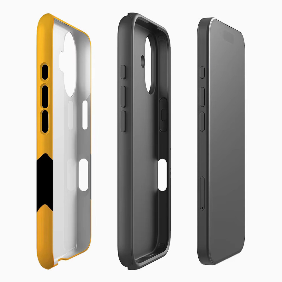 Charlie Wave Robuste Magnetische Handyhülle für iPhone 17 16 15 14 13 Pro Max Plus in Gelb - Bild 2