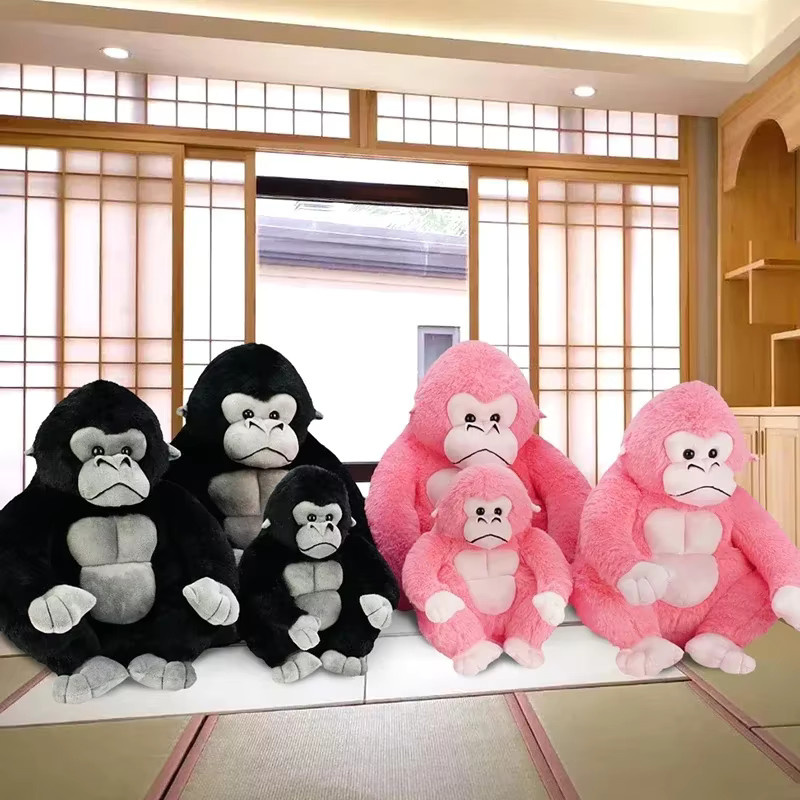 MIAOOWA Gorilla Plüsch Spielzeug, Schwarz, Plüsch / Textil - Bild 1