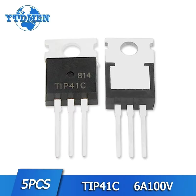 YTDMEN NPN Transistoren TIP41C und TIP42C Set, 100V 6A, Schwarz - Bild 2