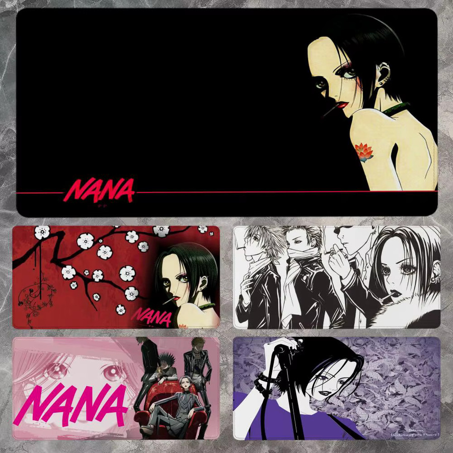 Anime Nana Osaki Gaming-Mauspad XXL, Schwarz, B/T: 90 x 40 cm - Bild 1