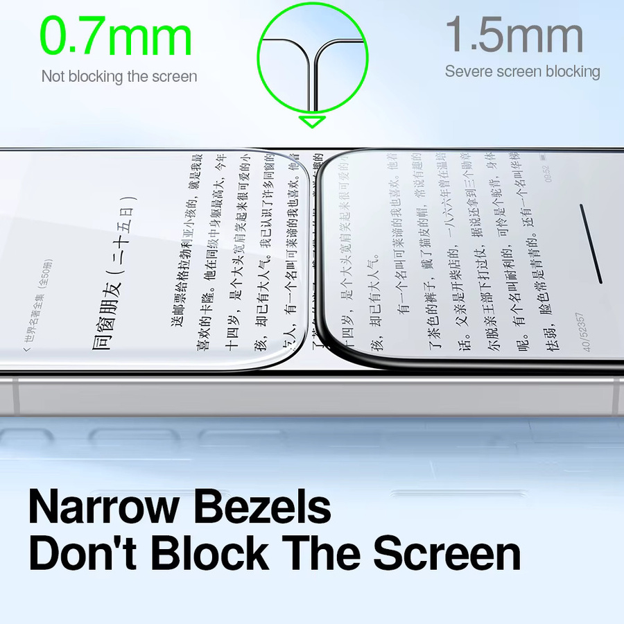 SmartDevil Staubfreier Displayschutz für Xiaomi 17 Pro Max und POCO X8 Pro Max HD Panzerglasfolie Transparent - Bild 2