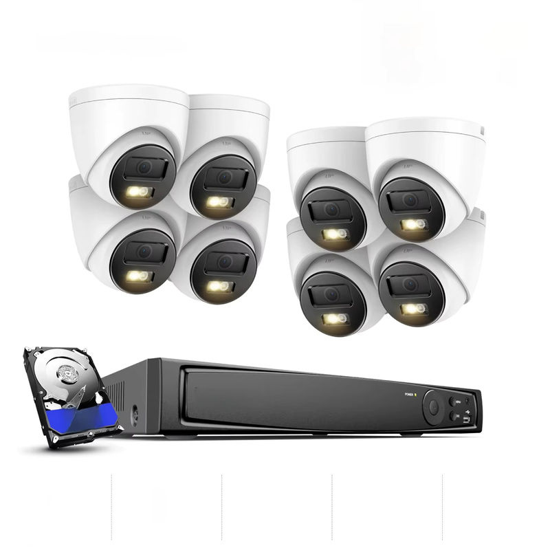 ANNKE 12MP Smart Dual Light Überwachungskamera Set mit 8CH NVR und 8 PoE Outdoor Kameras in Weiß - Bild 3
