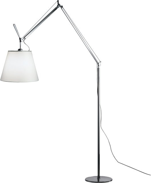Artemide Tolomeo Mega Terra LED Stehleuchte aus Aluminium in Silber oder Weiß mit verstellbarem Design - Bild 1