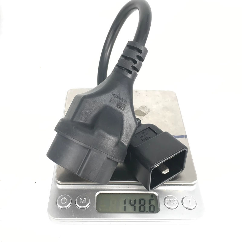 Bolantedz Netzkabel IEC 320 C20 auf EU Schuko CEE7/7 Steckdose, 16A 250V, Schwarz - Bild 6