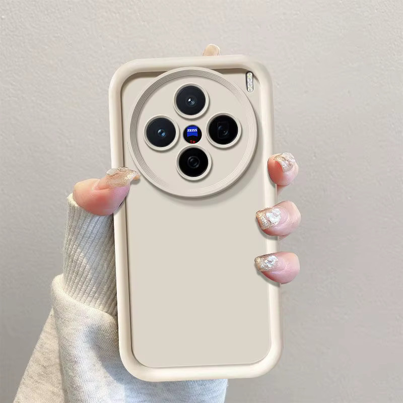 Stoßfeste matte Schutzhülle für Vivo X200, X200 Pro, X200 Pro mini und X200 FE in Schwarz - Bild 3