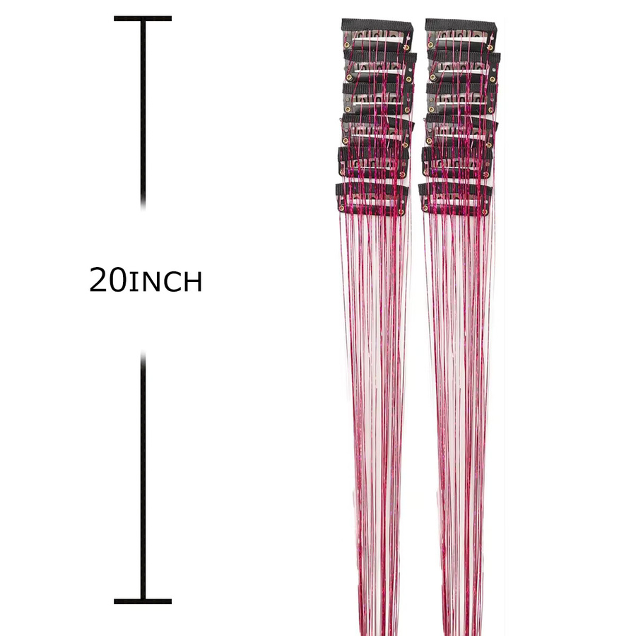 Horsepower star Clip-in-Haar Set, 12-teilig, synthetisch, 50,8 cm - Bild 2