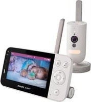 Philips Avent Connected Videophone SCD921/26 Babyphone mit Kamera, Nachtsicht, App-Steuerung und Temperaturanzeige in Weiß - Bild 1
