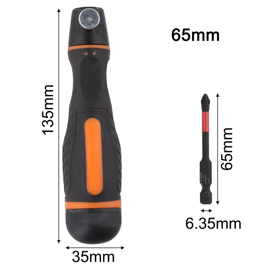 VIBRATITE Säbelmeißel in Schwarz mit 13 mm Aufnahme und rutschfestem Griff für DIY-Aufgaben und Heimprojekte - Bild 3