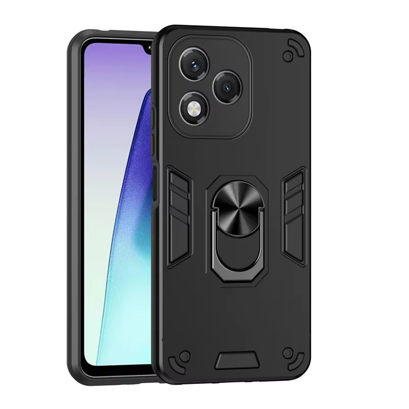 Stoßfeste Schutzhülle für Honor 400 Pro 5G, Honor 400 Lite, Honor 200 und Honor 300 Pro mit Magnetabdeckung und Ringhalter in Blau - Bild 5