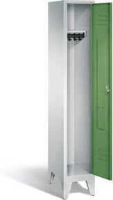 C+P Garderobenschrank Classic in Resedagrün und Lichtgrau, H: 185,0 cm, B: 32,0 cm, T: 50,0 cm - Bild 1