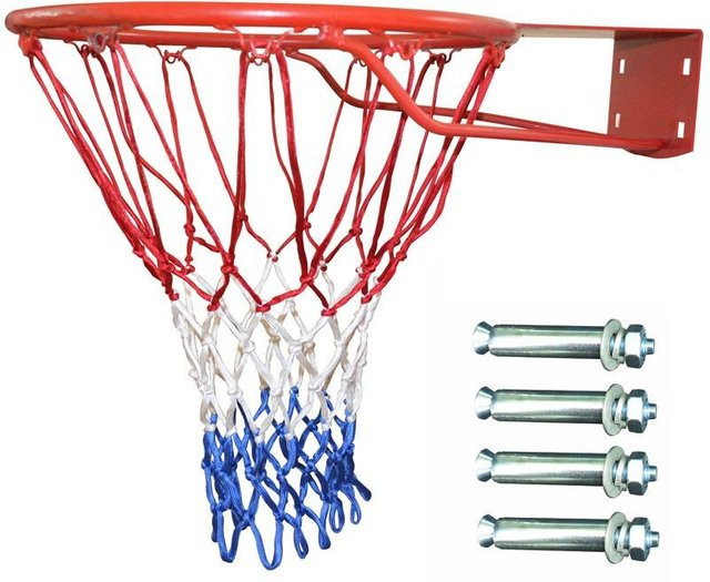 MASTER Basketballkorb mit Netz, Metall, Bunt / Mehrfarbig - Bild 1
