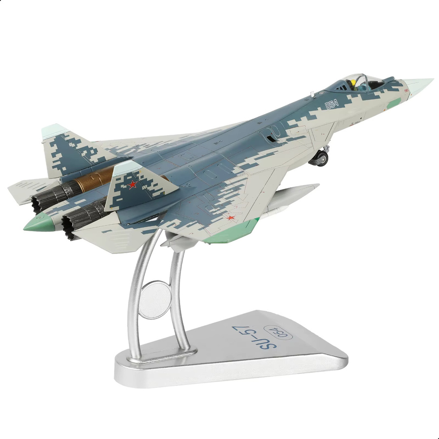 NUOTIE SU57-Digital-7 Kampfflugzeugmodell, 1:72, Metall, Grau - Bild 2