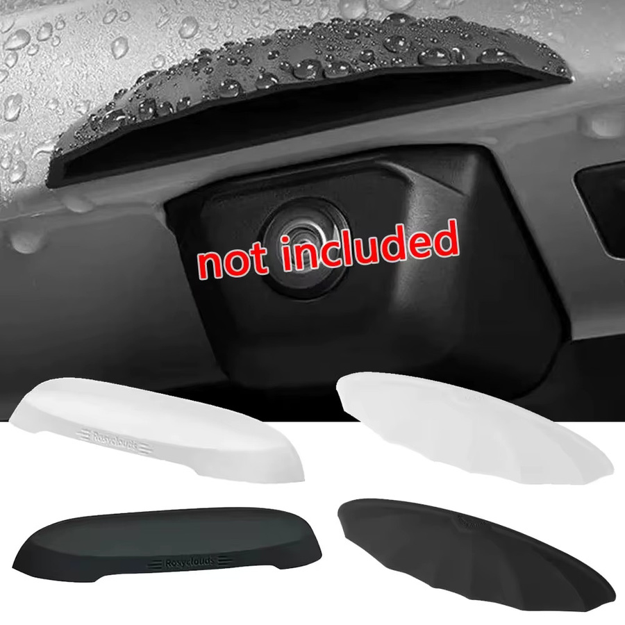 CHEGES Universal-Regenschutz für die Rückkamera in Schwarz - Bild 2