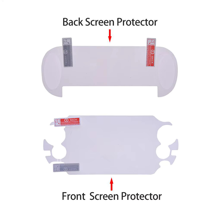Sony PS Vita Displayschutz Set HD Schutzfolie für Vorder- und Rückseite in Transparent - Bild 2