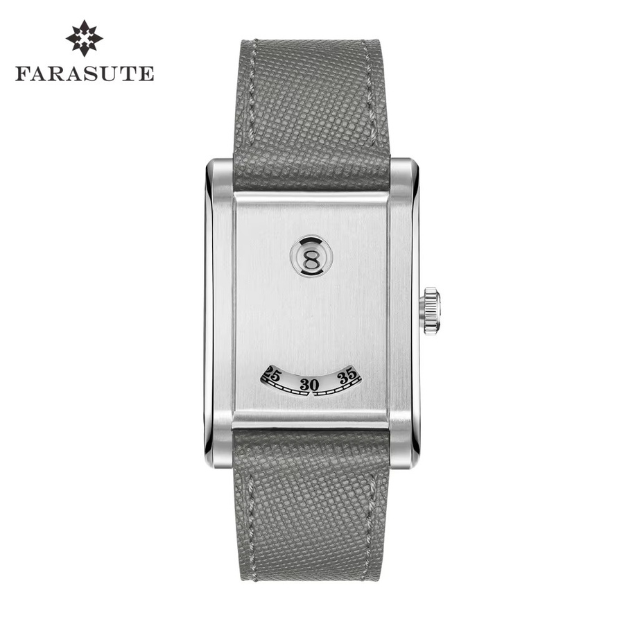FARASUTE Armbanduhr, Automatik, Edelstahl, Silber, Saphirglas, Herren - Bild 2