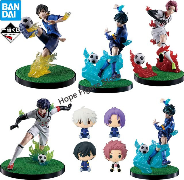 Ichiban Kuji Anime-Figur Set mit Meguru Itoshi, Rin Itoshi, Sae Itoshi, Oliver Aiku und Hachi - Bild 1