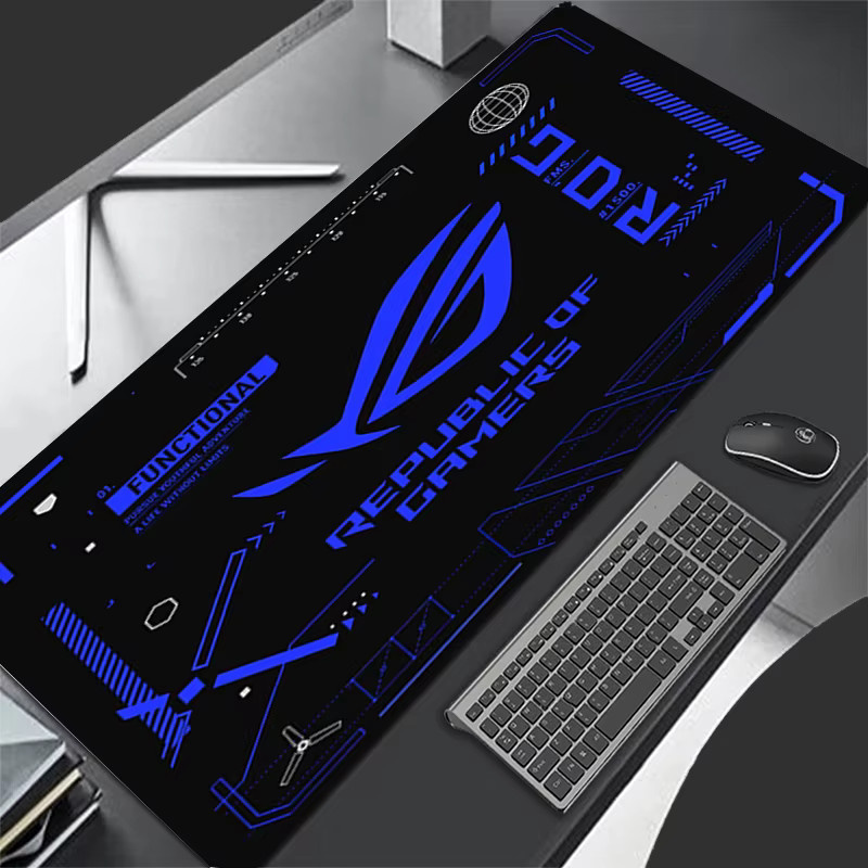 Varmilo Gaming Mauspad XXL Anime Design für PC und Laptop in Schwarz - Bild 1