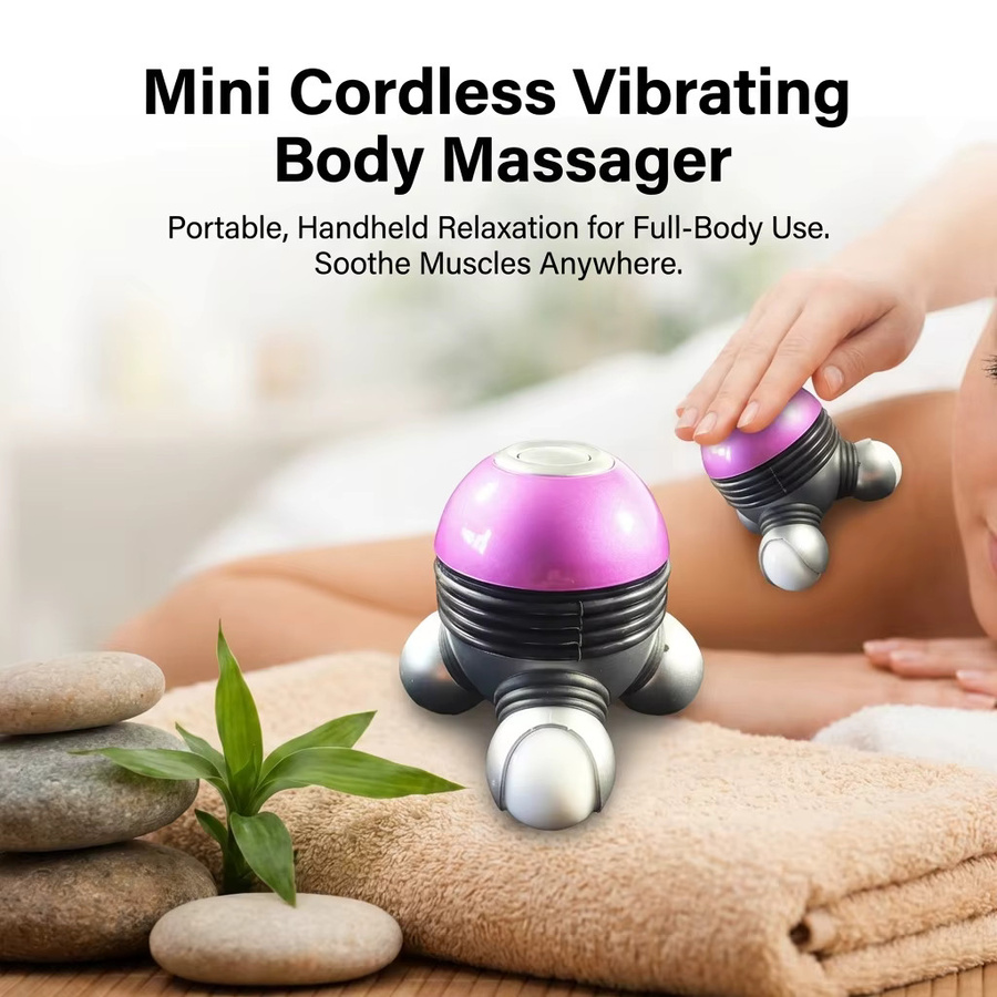 DKSHETOY Mini-Handmassagegerät mit drei Vibrationskugeln, Unisex - Bild 2