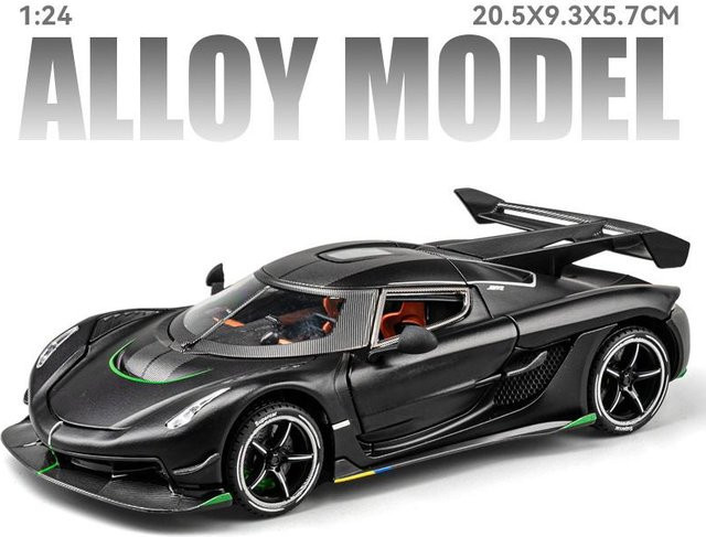 Linyi Toy Car Knsg Jesko Absolut One 1 Gemera Gt Supercar, Modellauto, Metall, 1:24, ab 14 Jahren - Bild 1