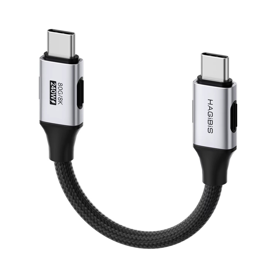 Hagibis USB 4 Kabel USB-C auf USB-C Ultra-Weich 240W 80Gbps Hochgeschwindigkeitskabel kompatibel mit Thunderbolt 4/5 und iPhone 17 - Bild 3
