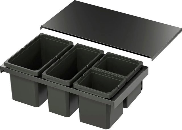 Vauth-Sagel Abfalltrennsystem Envi Flex Xs-256 in Lava, Korpusbreite: 80 cm - Bild 1
