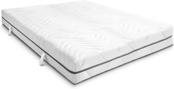 Sleezzz VISCOMATRATZE Smart Viscoschaummatratze mit Mikrofaser-Bezug in Weiß, B/T/H: 160 x 200 x 18 cm